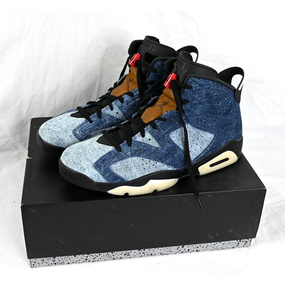 Nike Air Jordan 6 Retro Washed Denim Men's 12 CT5350 401 w/ Box